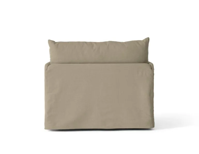 Audo Copenhagen Offset 1-seater with loose cover, poppy seed