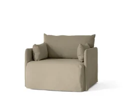 Audo Copenhagen Offset 1-seater with loose cover, poppy seed