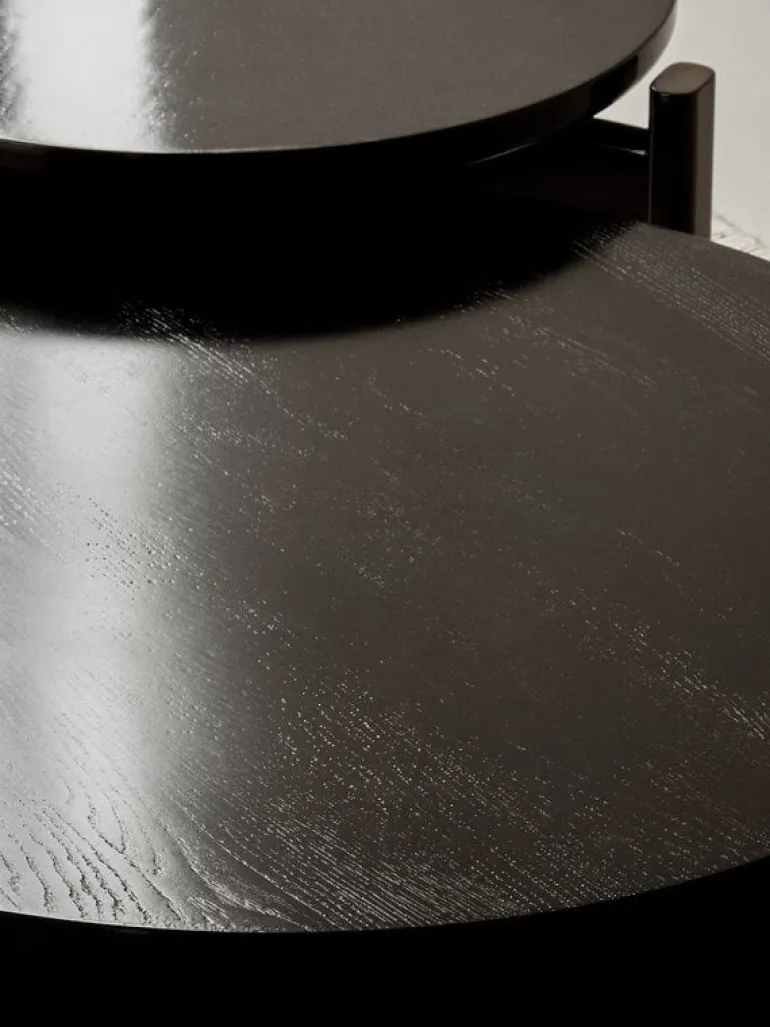 Audo Copenhagen Passage lounge table, 70 cm, dark oak