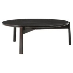 Audo Copenhagen Passage lounge table, 90 cm, dark oak