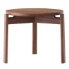 Audo Copenhagen Passage lounge table, 50 cm, walnut