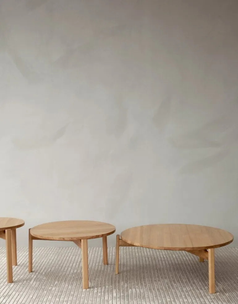 Audo Copenhagen Passage lounge table, 70 cm, oak