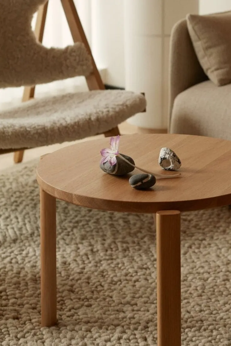 Audo Copenhagen Passage lounge table, 50 cm, oak