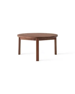 Audo Copenhagen Passage lounge table, 70 cm, walnut