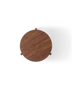 Audo Copenhagen Passage lounge table, 70 cm, walnut