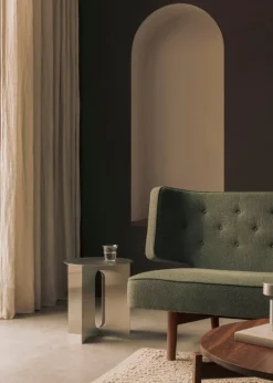 Audo Copenhagen Passage lounge table, 70 cm, walnut