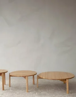 Audo Copenhagen Passage lounge table, 90 cm, oak