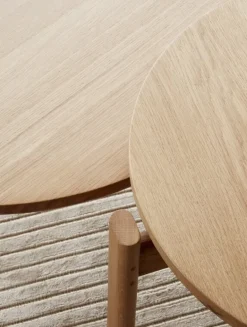 Audo Copenhagen Passage lounge table, 90 cm, oak