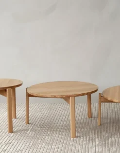 Audo Copenhagen Passage lounge table, 90 cm, oak