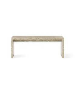 Audo Copenhagen Plinth Bridge table, Kunis Breccia marble