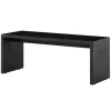 Audo Copenhagen Plinth Bridge table, black Marquina marble