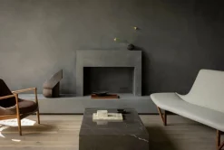 Audo Copenhagen Plinth Grand table, black Marquina marble