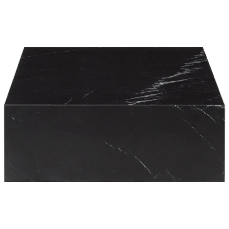 Audo Copenhagen Plinth Grand table, black Marquina marble