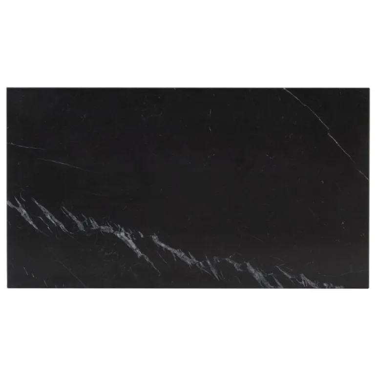 Audo Copenhagen Plinth Grand table, black Marquina marble