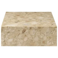 Audo Copenhagen Plinth Grand table, Kunis Breccia marble