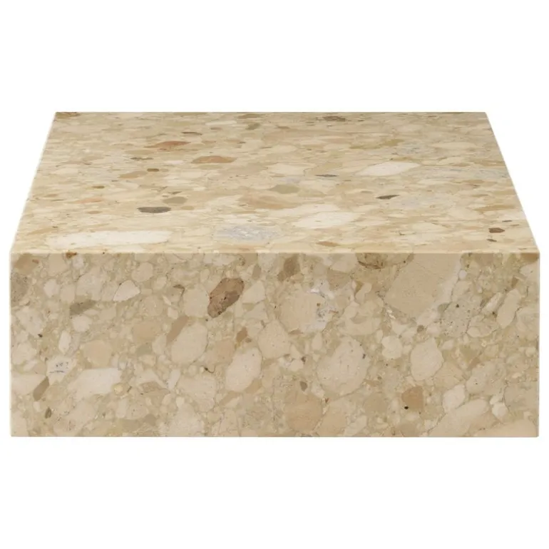 Audo Copenhagen Plinth Grand table, Kunis Breccia marble