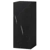 Audo Copenhagen Plinth Pedestal stand, black Marquina marble