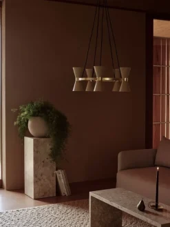 Audo Copenhagen Plinth Pedestal stand, black Marquina marble