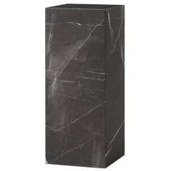 Audo Copenhagen Plinth Pedestal stand, grey Kendzo marble