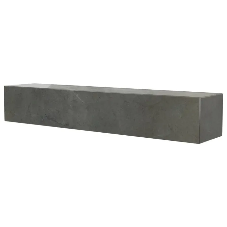Audo Copenhagen Plinth shelf, grey Kendzo marble