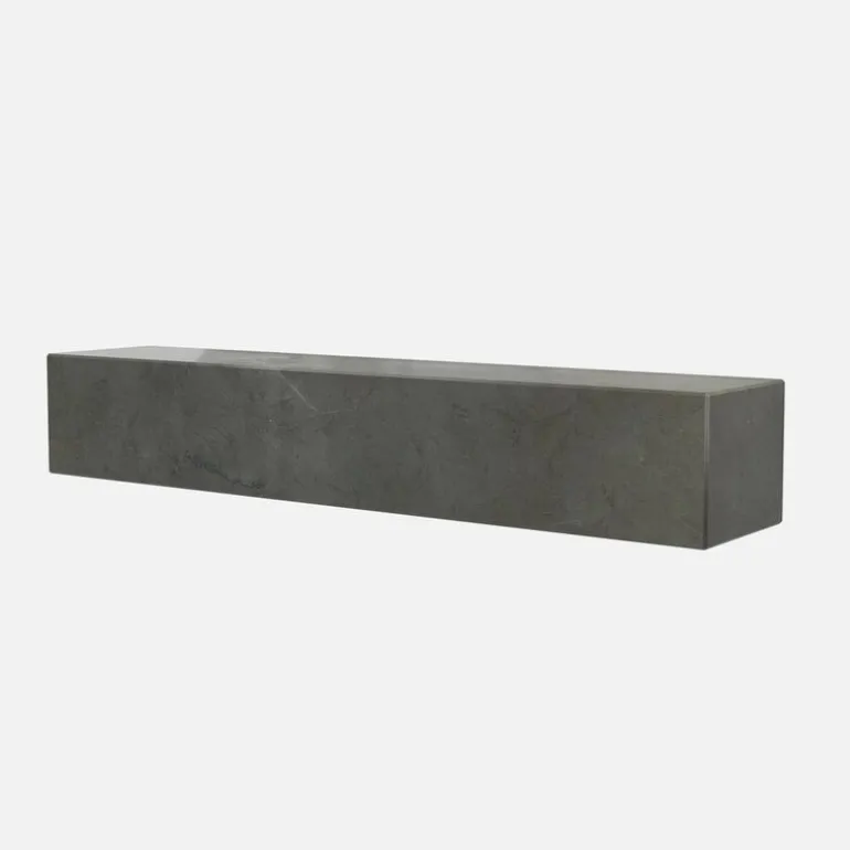 Audo Copenhagen Plinth shelf, grey Kendzo marble
