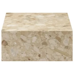Audo Copenhagen Plinth table, low, Kunis Breccia marble