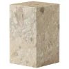 Audo Copenhagen Plinth table, high, Kunis Breccia marble