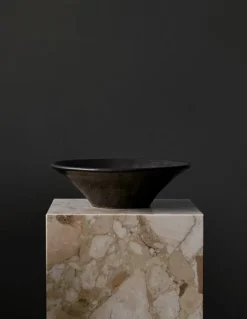 Audo Copenhagen Plinth table, high, Kunis Breccia marble