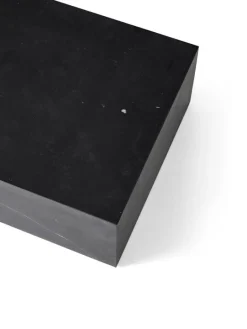 Audo Copenhagen Plinth table, low, black Marquina marble