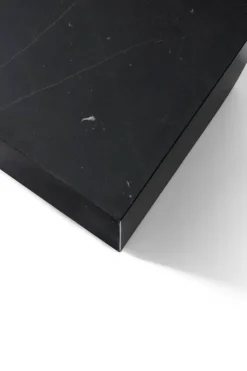 Audo Copenhagen Plinth table, low, black Marquina marble