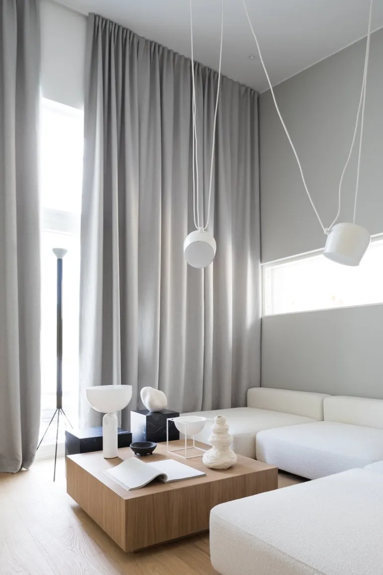 Audo Copenhagen Plinth table, high, black Marquina marble