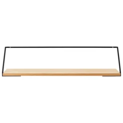Audo Copenhagen Rail shelf, oak - black