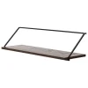 Audo Copenhagen Rail shelf, dark stained oak - black