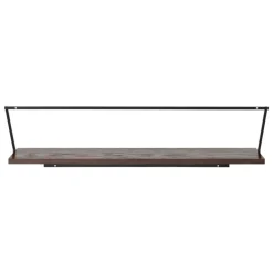 Audo Copenhagen Rail shelf, dark stained oak - black