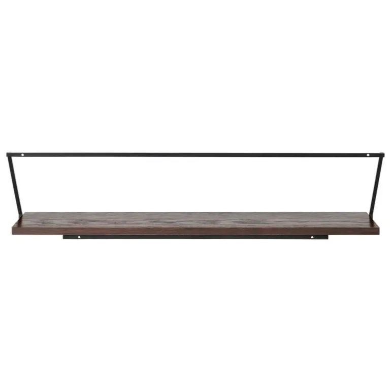 Audo Copenhagen Rail shelf, dark stained oak - black