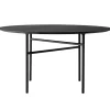 Audo Copenhagen Snaregade table, round, 138 cm, black oak