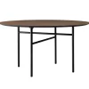 Audo Copenhagen Snaregade table, round, 138 cm, dark stained oak