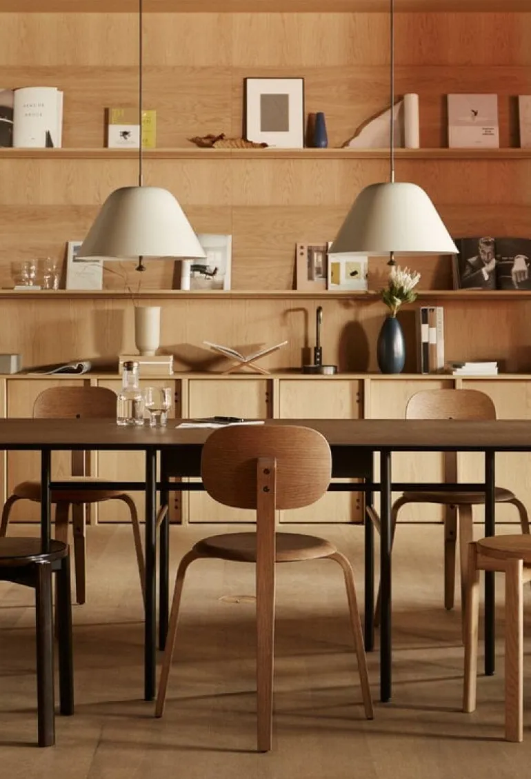 Audo Copenhagen Snaregade table, 200 x 90 cm, dark stained oak