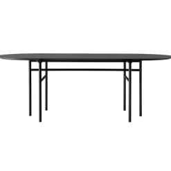 Audo Copenhagen Snaregade table, oval, 210 x 95 cm, black oak