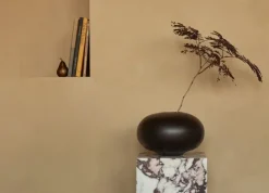 Audo Copenhagen Surround vase, brown wood