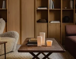 Audo Copenhagen The Tired Man armchair, Moonlight sheepskin