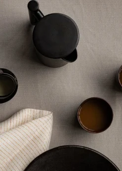 Audo Copenhagen Triptych ceramic bowl, 30 cm, mocha