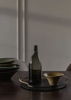 Audo Copenhagen Triptych ceramic bowl, 30 cm, mocha