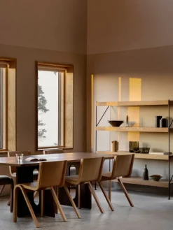 Audo Copenhagen Triptych ceramic bowl, 30 cm, mocha