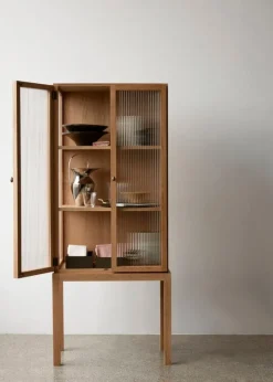 Audo Copenhagen Triptych ceramic bowl, 30 cm, mocha