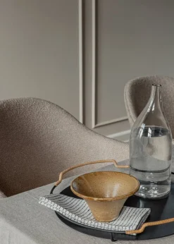 Audo Copenhagen Triptych ceramic bowl, 15 cm, creme