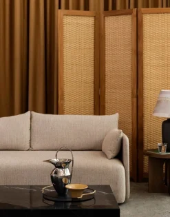 Audo Copenhagen Triptych ceramic bowl, 15 cm, creme