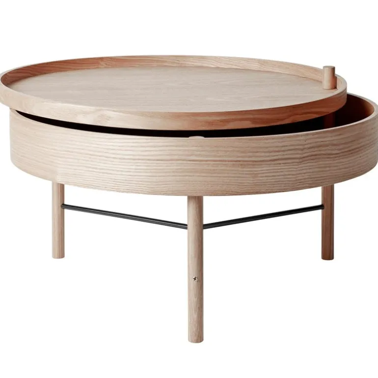 Audo Copenhagen Turning Table, white oak