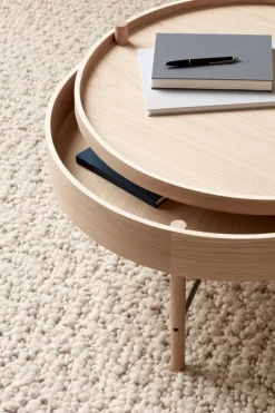 Audo Copenhagen Turning Table, white oak