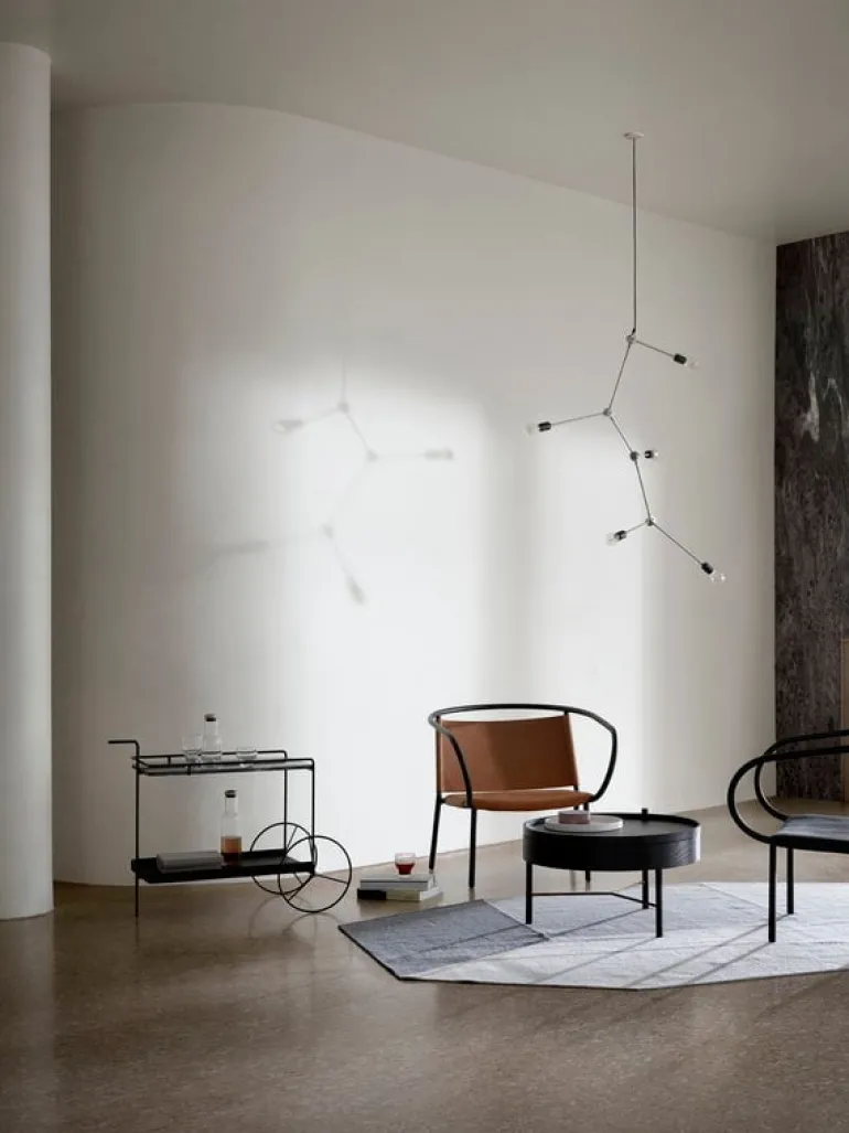 Audo Copenhagen Turning Table, black